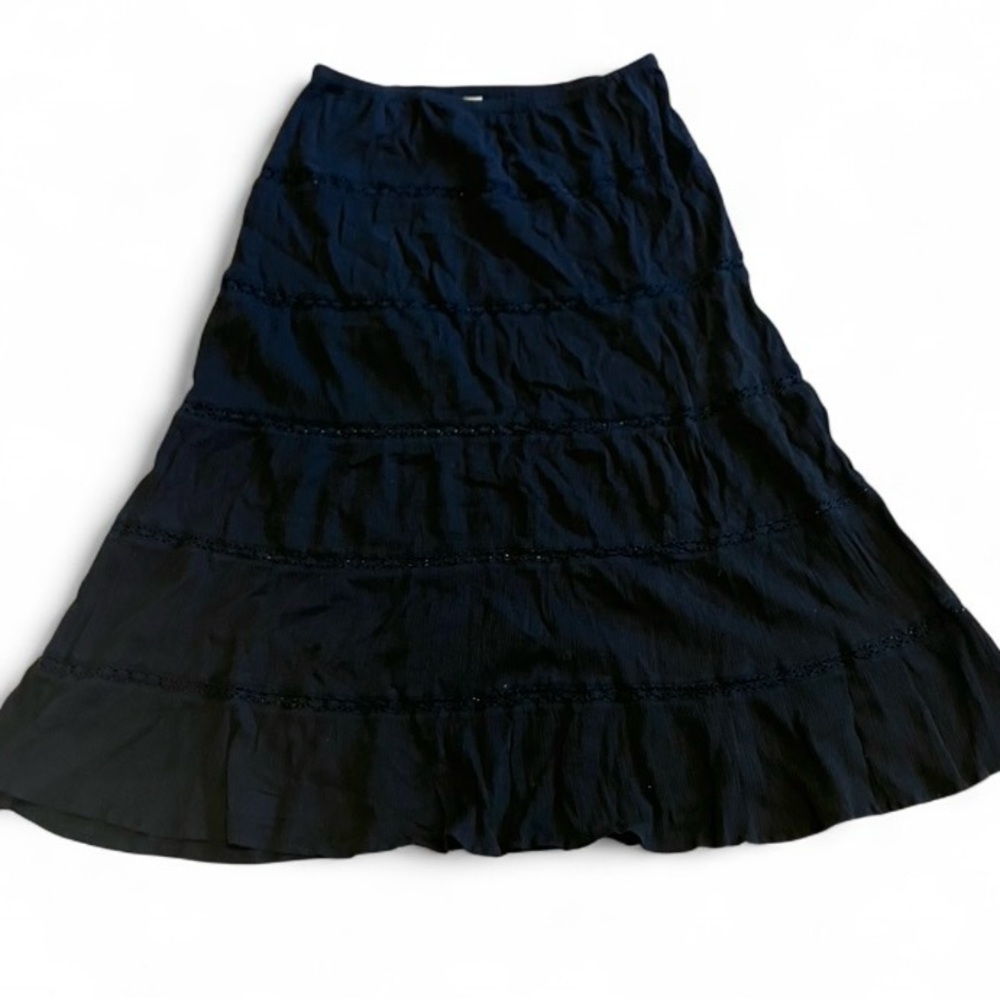 Westbound Navy A-Line Skirt